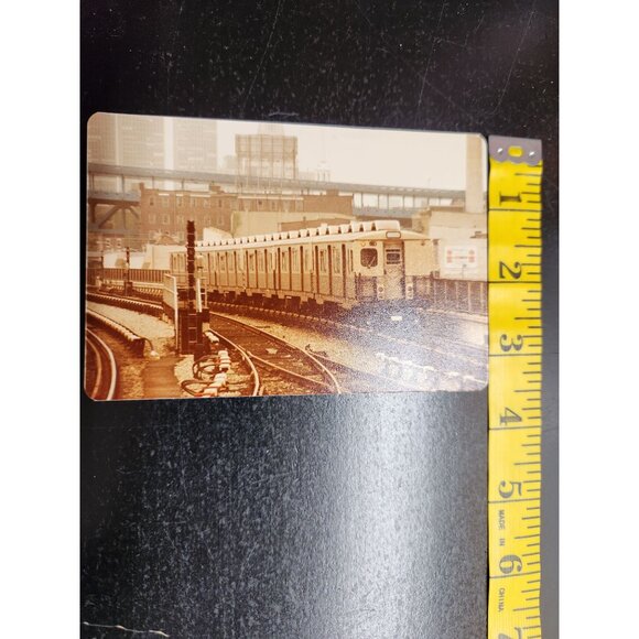 Vintage Sepia Tone Train Photograph Print - Brightliner R-32 Passenger Car - Picture 2 of 3